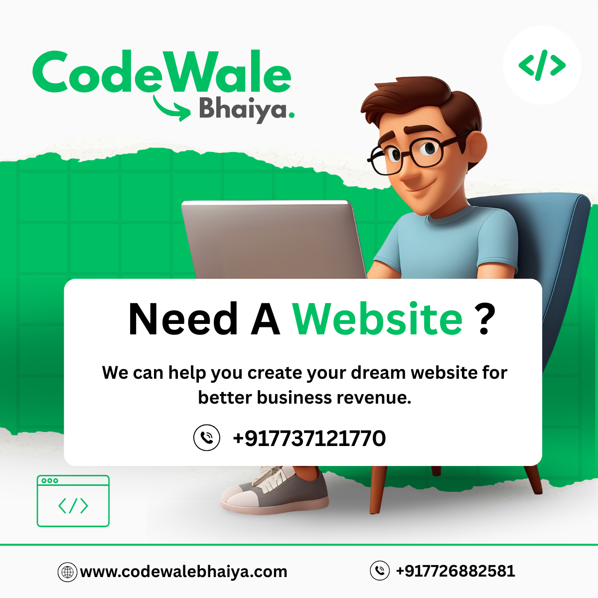 Contact Now - Code Wale Bhaiya