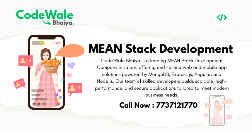 MEAN Stack Development - Code Wale Bhaiya