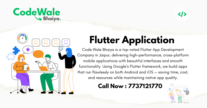 Flutter Applications Development - Code Wale Bhaiya