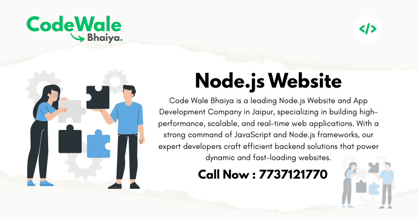 Node.js Website Development - Code Wale Bhaiya