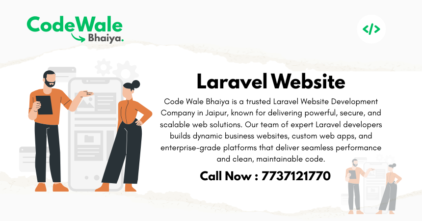 Laravel Website Development - Code Wale Bhaiya